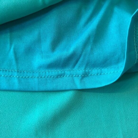 Umgee Grn Braided Back High Low Shift Dress S - Picture 9 of 11